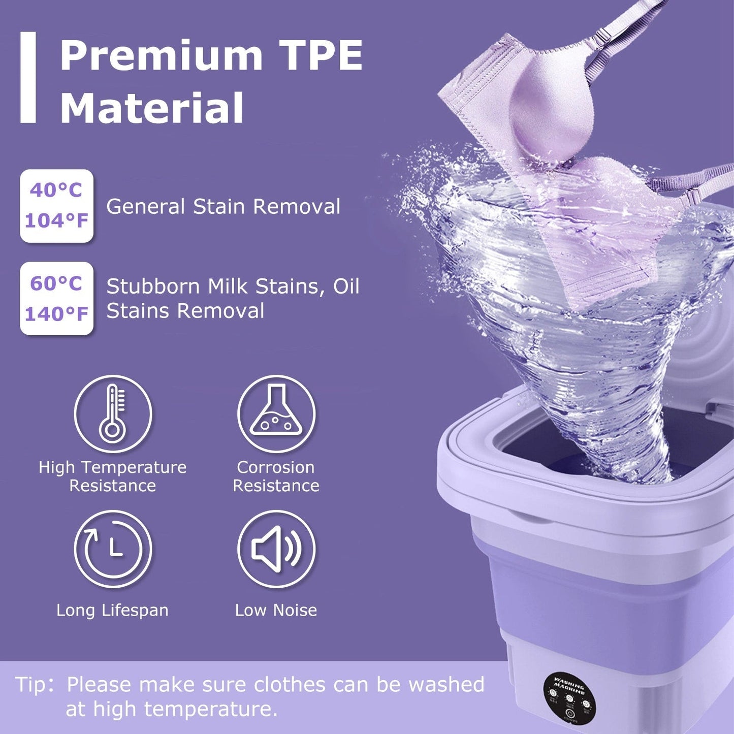 Small Foldable Laundry Machine