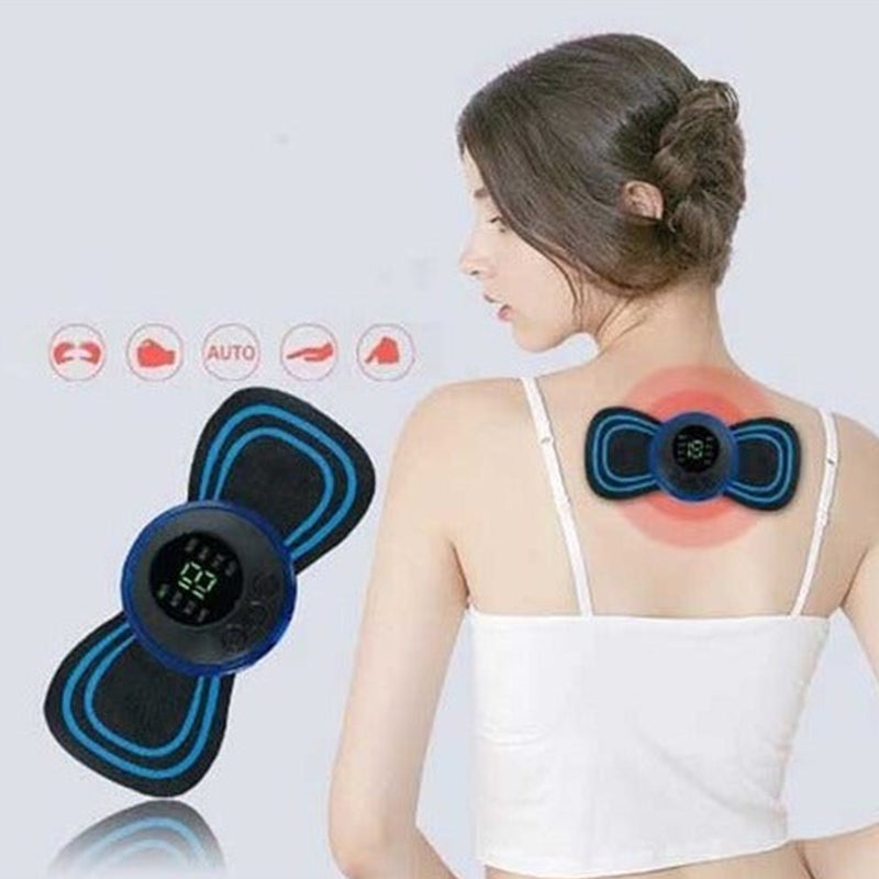 Portable EMS Neck Massager with USB Charging Cable
