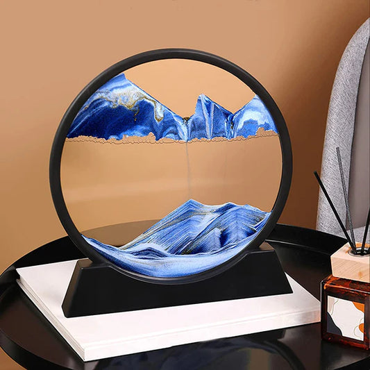 3D Moving Sand Art Lamp – Dynamic Flowing Sand LED Night Light