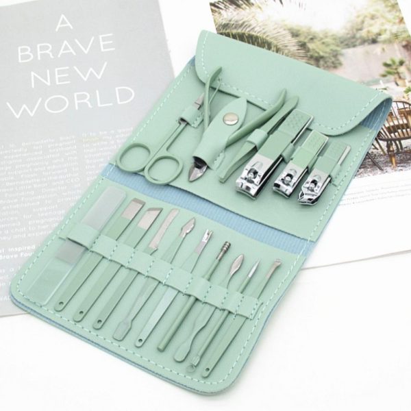 Portable Nail Care Kit with Travel Case
