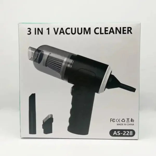 3-in-1 vacuum air duster cleaner for home and car cleaning
