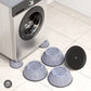 4Pcs Universal Anti-Vibration Feet Pads under a washing machine for noise reduction and floor protection