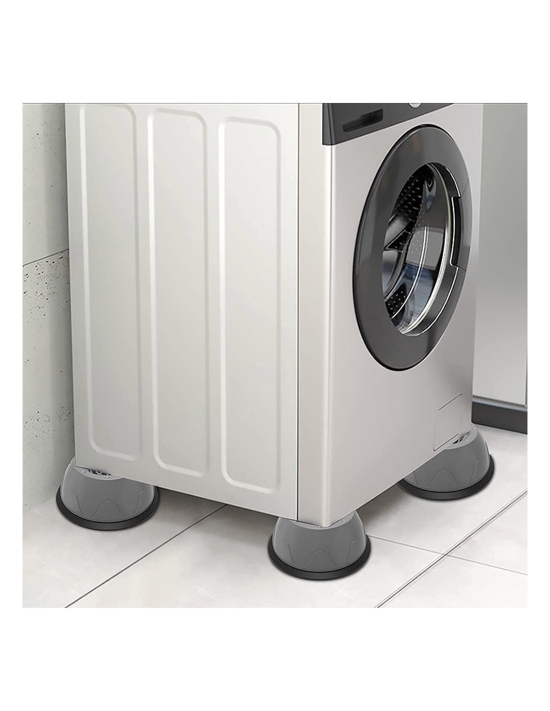 Universal non-slip rubber washing machine feet pads close-up product image
