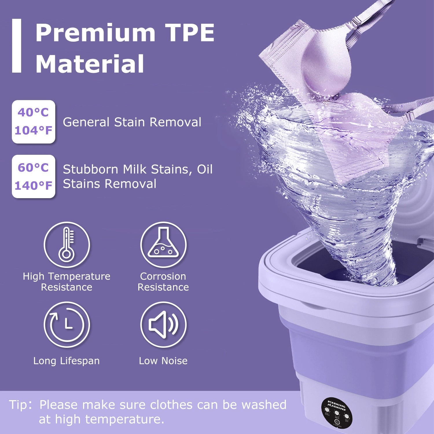Small Foldable Laundry Machine
