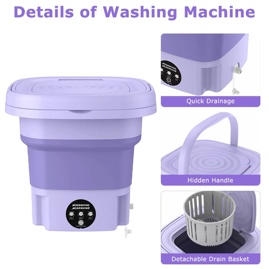 Compact Foldable Washing Machine