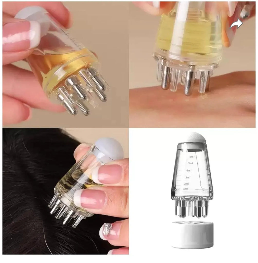 Hair Care Massage Comb for Daily Hair Oiling