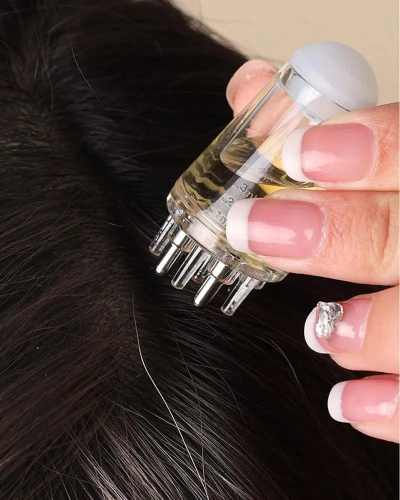 Hair Growth Massage Comb with Oil Reservoir