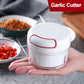 Hand pull garlic grinder manual food chopper for garlic, onion, ginger, herbs and vegetables with stainless steel blades