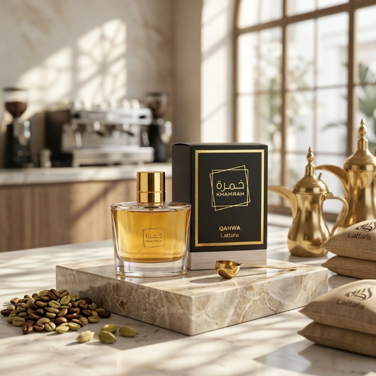 Lattafa Khamrah Qahwa Eau De Parfum 100ml Premium Unisex Perfume Bottle