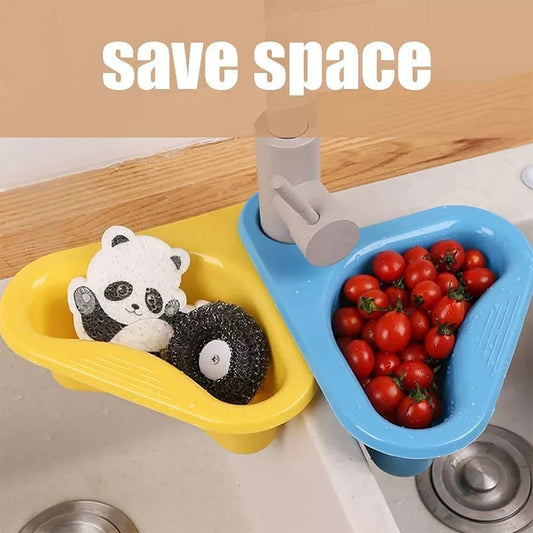 Kitchen Sink Drain Basket for Sponge Storage