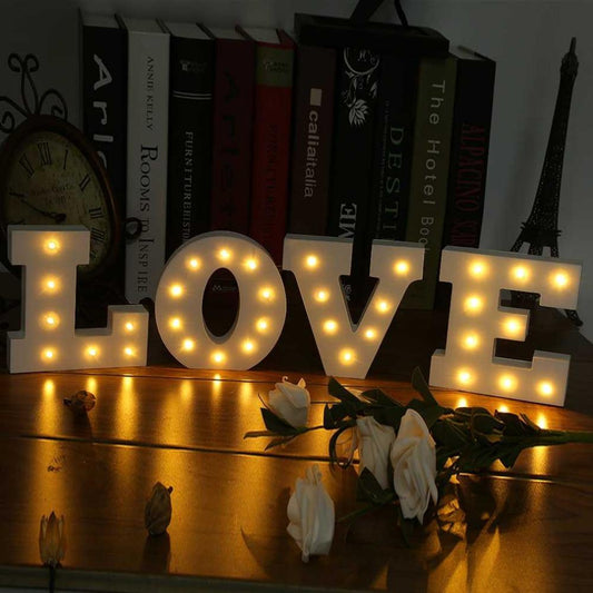 LED Alphabet Letter Light for Home Decor