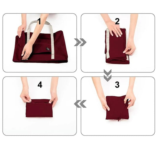 Expandable Travel Bag with Suitcase Handle Sleeve