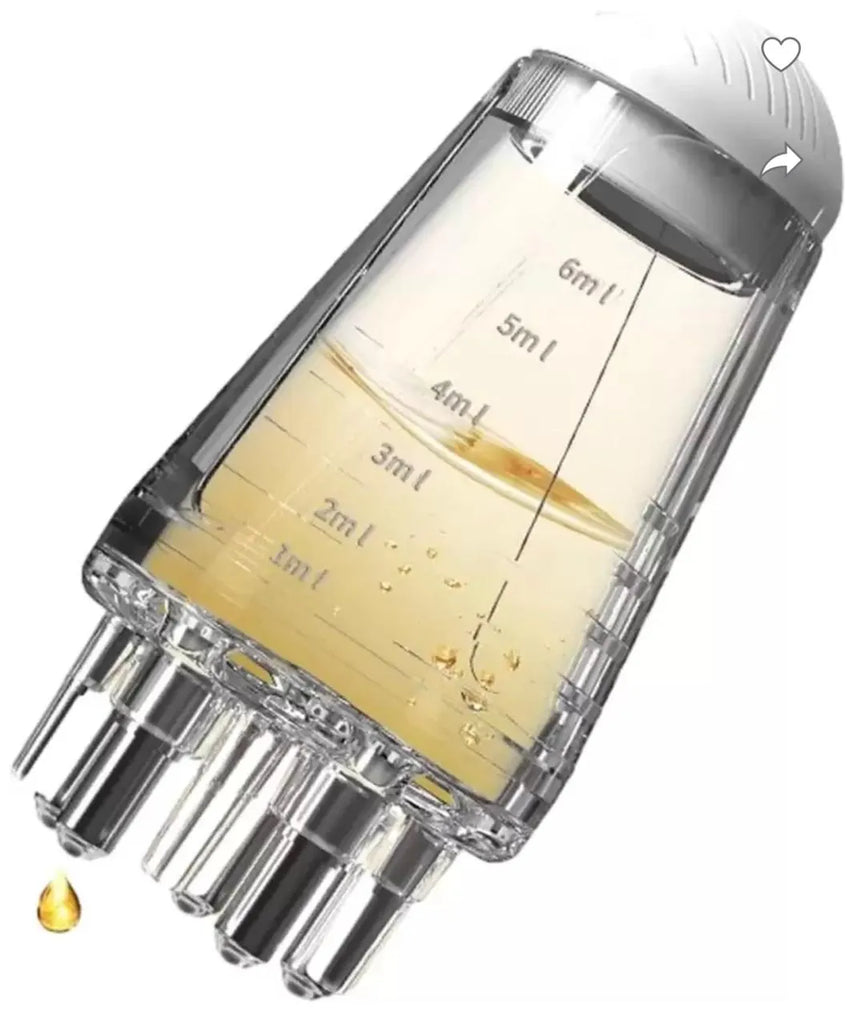 Mini Oil Massage Comb with Built-in Oil Dispenser