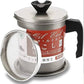 Oil Filter Pot with Lid and Fine Mesh Stainless Steel Filter
