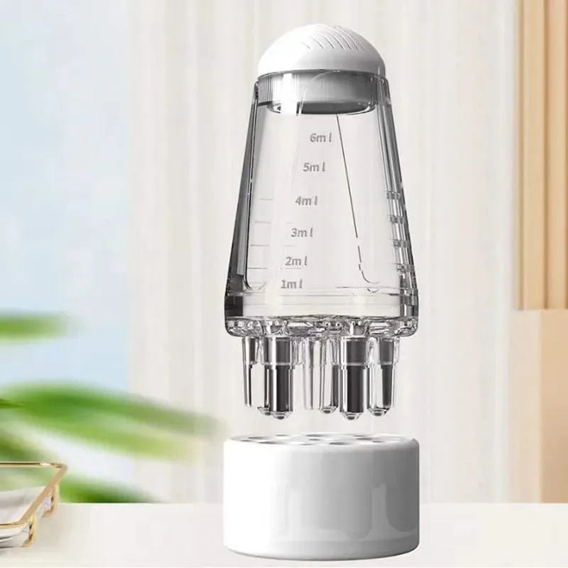 Portable Scalp Massager for Hair Oil Application