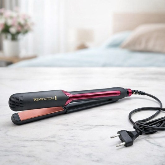 Remington keratin hair straightener for smooth, shiny and frizz-free hair