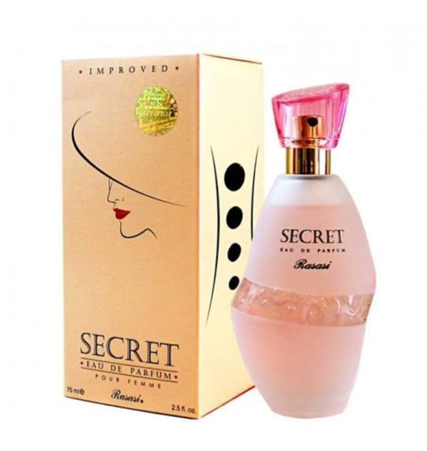 Secret Perfume by Rasasi 75ML original perfume packaging