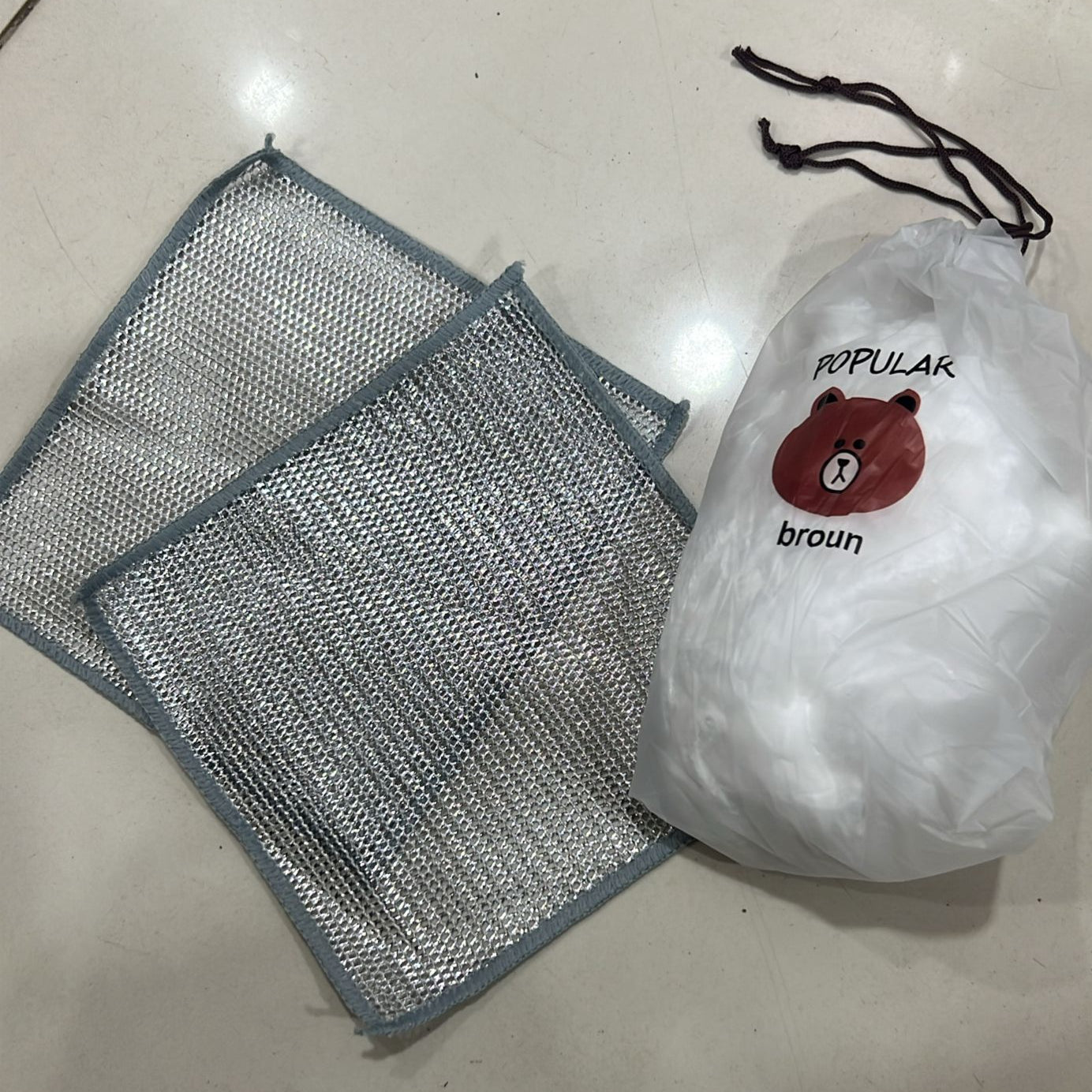 Reusable Metal Wire Dish Cleaning Cloth for Pots Pans Sink and Stove Cleaning