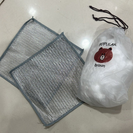 Reusable Metal Wire Dish Cleaning Cloth for Pots Pans Sink and Stove Cleaning