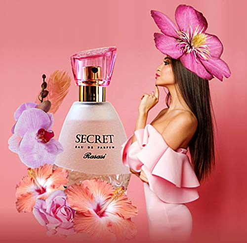 Secret Perfume for Women by Rasasi 75ML luxury floral perfume bottle