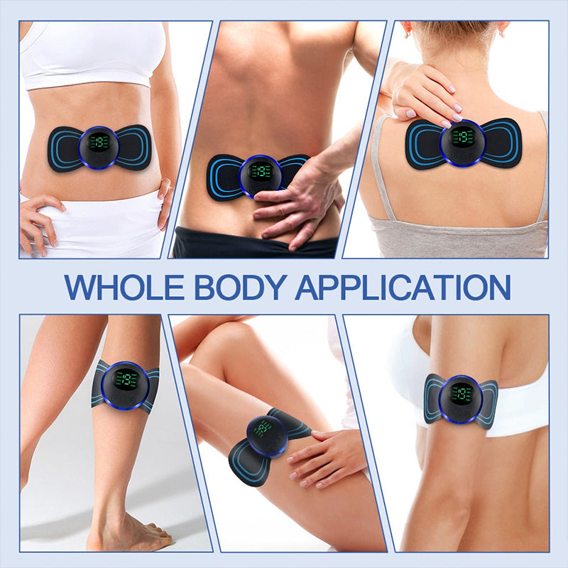 Portable USB Rechargeable EMS Neck Massager for Pain Relief