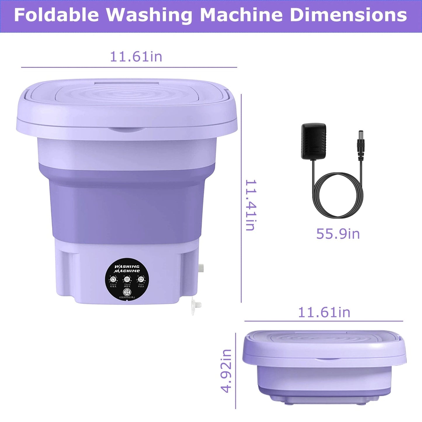 Portable Travel Washing Machine