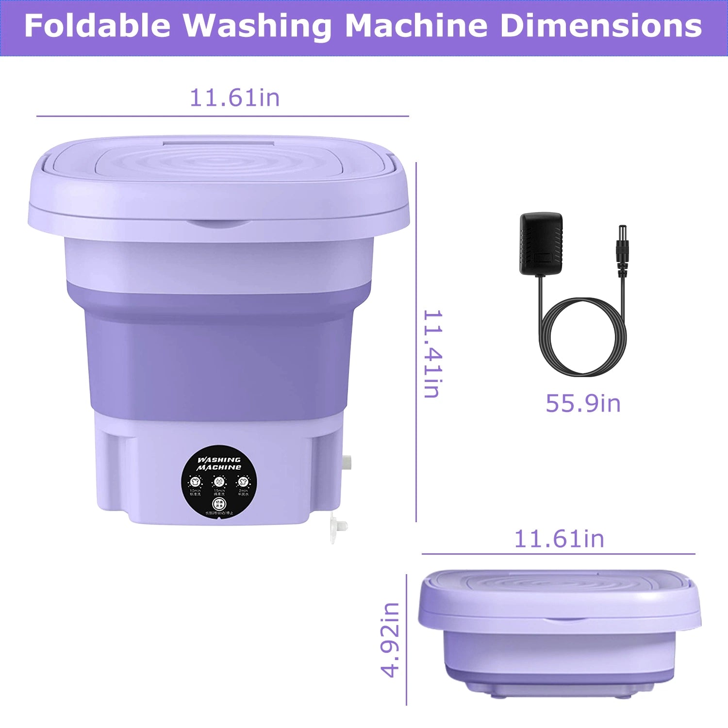 Portable Travel Washing Machine