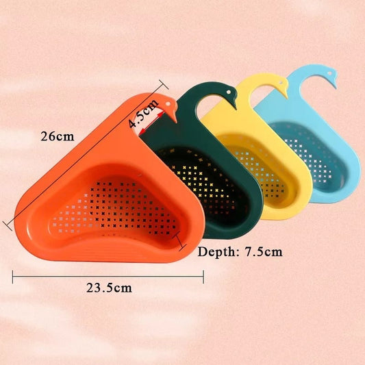 Kitchen Sink Organizer Basket for Soap and Sponge