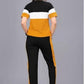 Women's Premium Yellow Printed Tracksuit 2 Pcs | Slim Fit Casual Sportswear Set