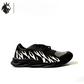 Premium black boys athletic running shoes for sports and daily wear