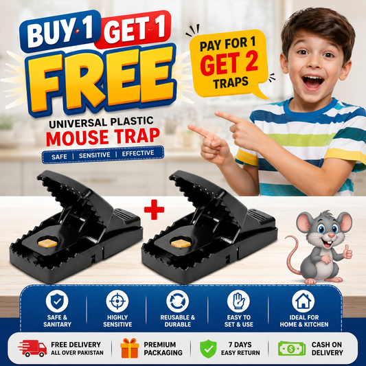Buy 1 Get 1 Free Plastic Mouse Trap Offer