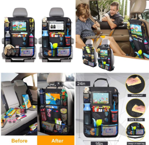 car backseat organizer with tablet holder and storage pocketscar backseat organizer with tablet holder and storage pockets
