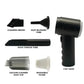 electric air duster vacuum with multiple cleaning accessories