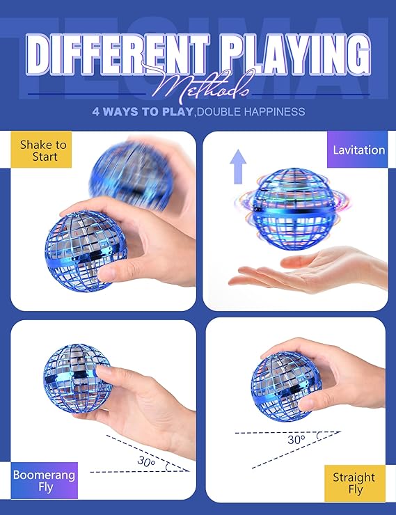 flying spinner orb playing guide and different playing modes