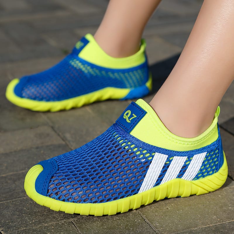 Kids Breathable Mesh Sports Shoes Blue Green Lightweight Casual Sneakers for Boys and Girls PakistanKids Breathable Mesh Sports Shoes Blue Green Lightweight Casual Sneakers for Boys and Girls Pakistan