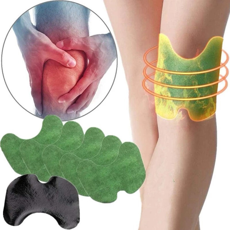 Pack of 10 Knee Herbal Patches for Joint and Muscle Comfort