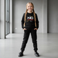 men's black hoodie front view casual outfit