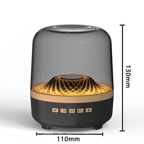 portable Bluetooth speaker with LED night light and compact design