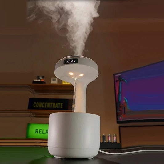 portable waterless humidifier for bedroom and home use