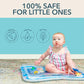 Safe baby water play mat designed for tummy time and early sensory development
