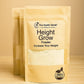 Beige Height Grow powder pouch product packaging