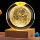 Solar System 3D Crystal Ball Decorative Night Lamp
