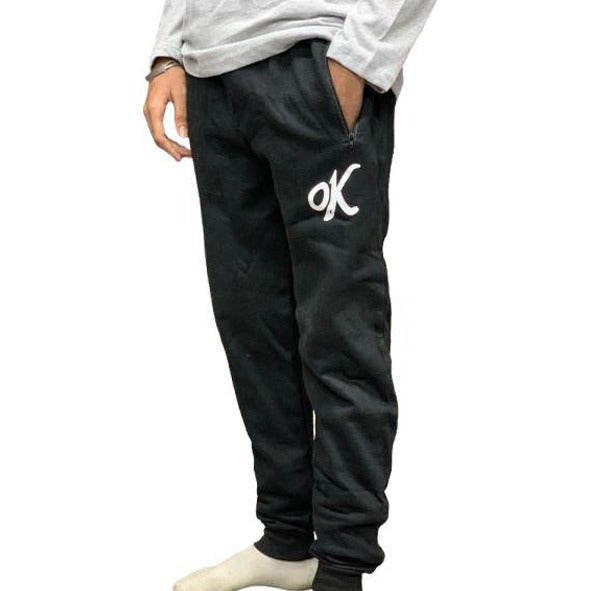 Unisex black grey jogger pants for casual and sports wear