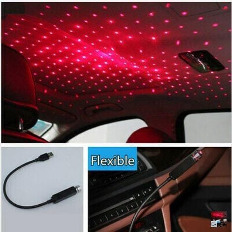 USB Car Roof Star Light with Flexible Cable